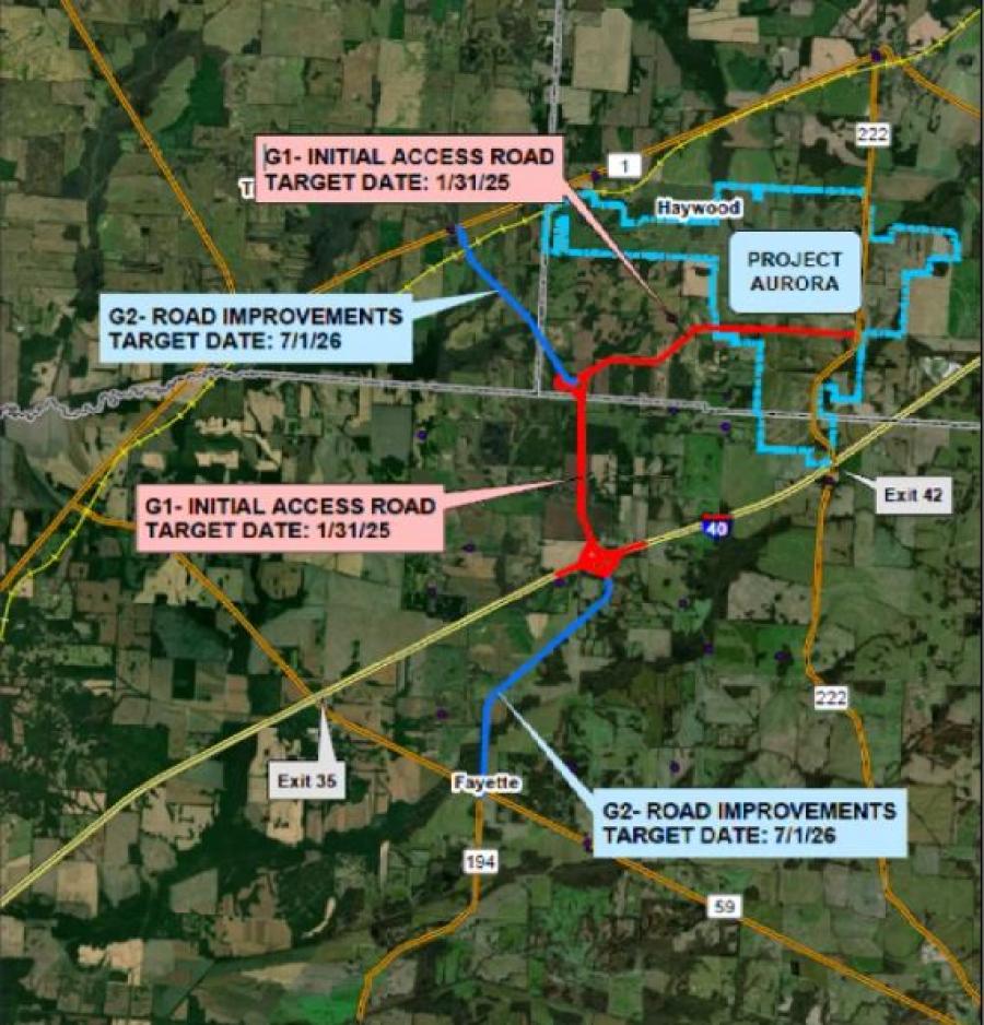 TDOT discusses road projects surrounding Blue Oval City Tennessee